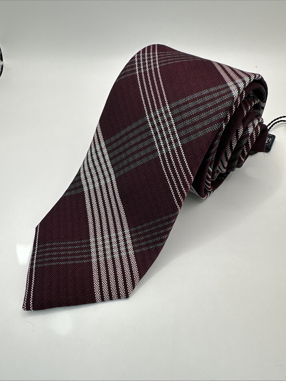 NWT PAL ZILERI Striped 100% SILK Tie